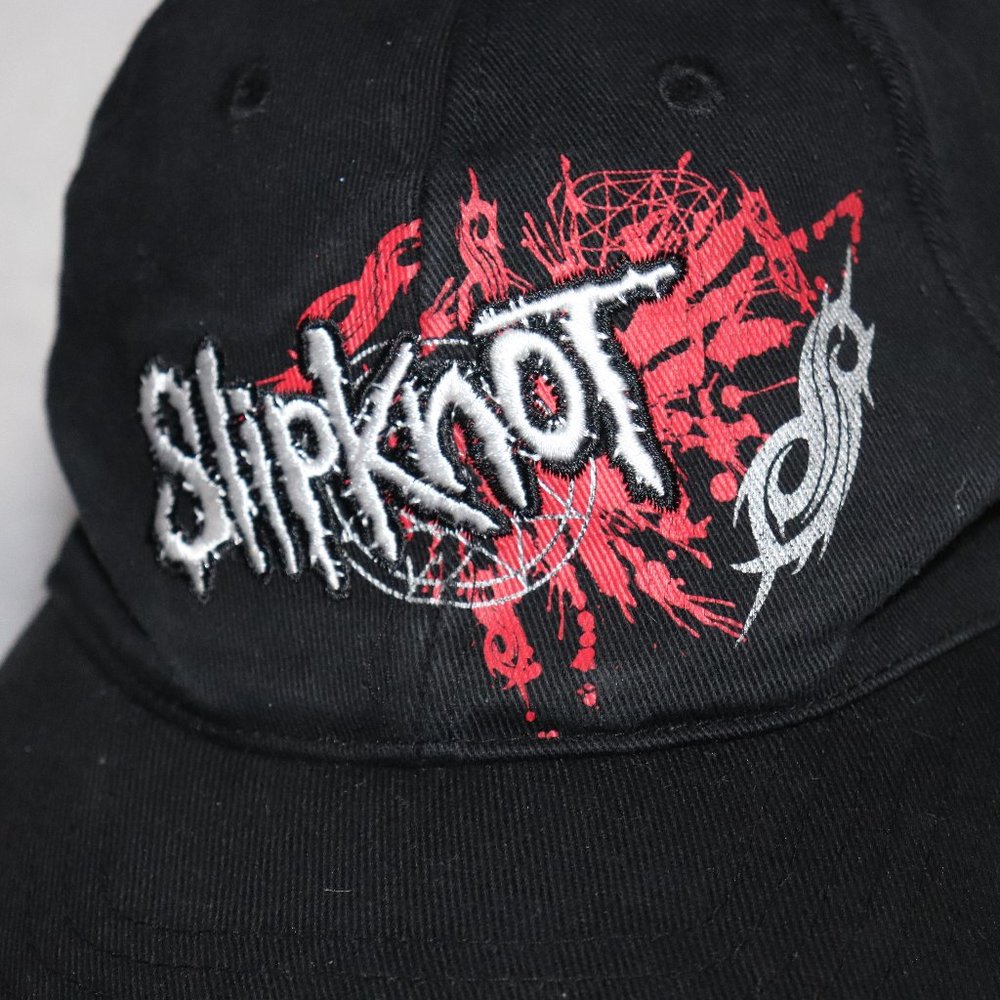 Slipknot embroidered logo hat Metal band Punk